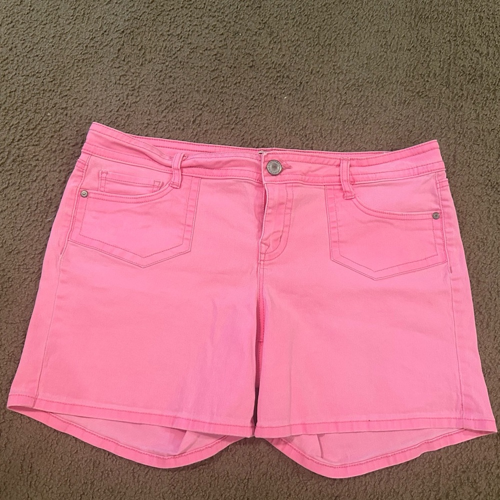 LEI Neon pink shorts juniors size 17